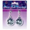 Amscan 70s Disco Ball Earrings Buy Costumes