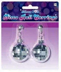 Amscan 70s Disco Ball Earrings Buy Costumes