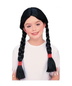 Rubies Buy Costumes Native American Black Plaited Children's Wig
