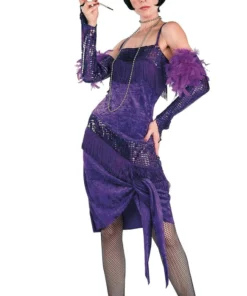 Rubies Flapper Fabulous Purple Women Costume Womens