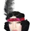 Carnival Products Gatsby Flapper 1920's Pink Headband