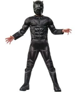Rubies Kids Black Panther Premium Costume For Children