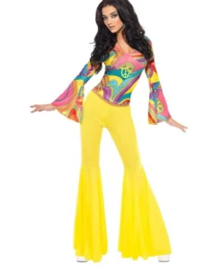 Smiffys 1970's Groovy Babe Costume Womens