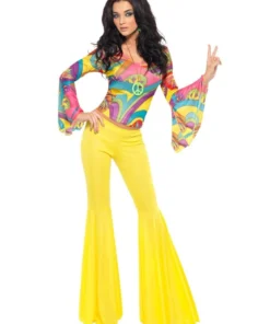Smiffys 1970's Groovy Babe Costume Womens