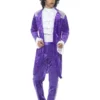 Smiffys 1980s Purple Musician Costume