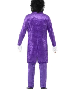 Smiffys 1980s Purple Musician Costume