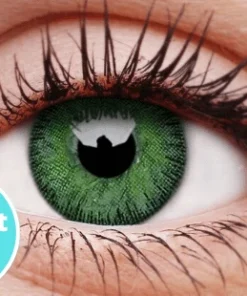 ColourVue Buy Costumes Yellow Green Contact Lenses