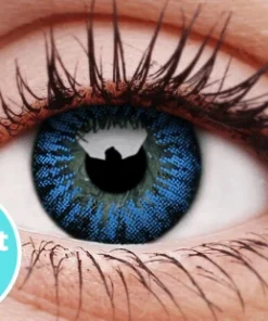 ColourVue Buy Costumes Cool Blue Coloured Contact Lenses