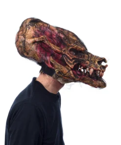 Zagone Kick Ass Beast Oversized Bloody Skull Latex Face Mask With Mouth Movement Buy Costumes