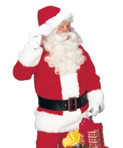 Rubie's Santa Claus Suit Regency Plush Adult Costume
