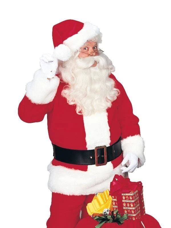 Rubie's Santa Claus Suit Regency Plush Adult Costume 3 Rubie's Santa Claus Suit Regency Plush Adult Costume