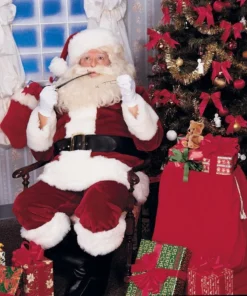 Rubies Santa Claus Imperial Crimson Adult Christmas Costume