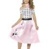 Smiffys Pink Poodle 1950's Girl Children's Costume