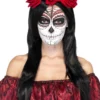 Smiffy's Day Of The Dead Red Rose Headband