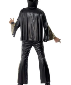 Smiffys Elvis Black & Gold Adult Men's Costume