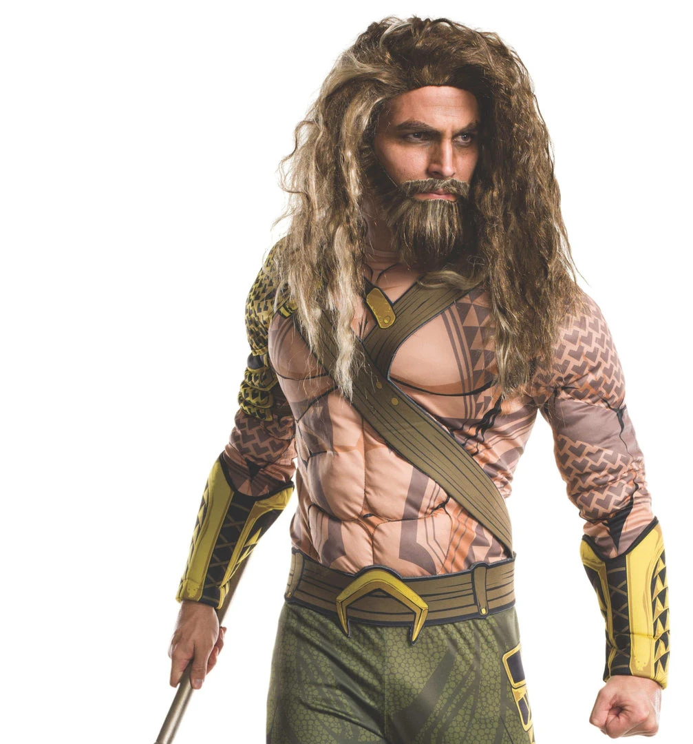 Rubies Aquaman Wig And Beard Set Mens 3 Rubies Aquaman Wig And Beard Set Mens