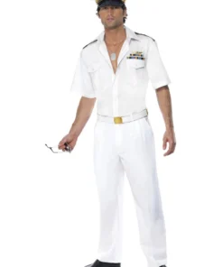 Smiffys Mens Top Gun Captain Adult Men's Costume
