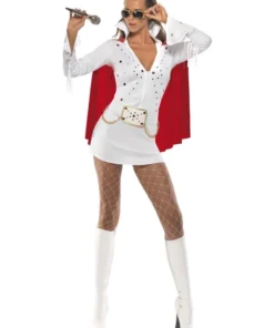 Smiffys Elvis Viva Las Vegas Adult Women's Costume