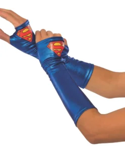 Rubies Supergirl Gloves Adult Accessory Womens
