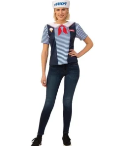 Rubies Womens Stranger Things Scoops Ahoy Robin Adult Costume