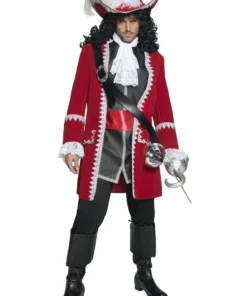 Smiffys Mens Pirate Captain Deluxe Authentic Adult Men's Costume