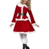 Smiffys Miss Santa Adult Women's Costume With Muff Womens