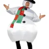 Smiffys Snowman Inflatable Adult Costume