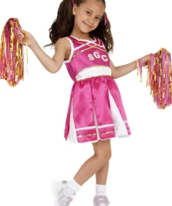 Smiffys Pink Cheerleader Children's Sport Costume Buy Costumes