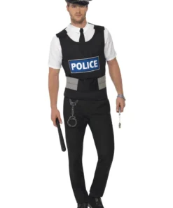 Smiffys Policeman Instant Accessory Kit For Adults Mens