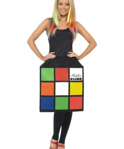 Smiffys Women's Rubik's Cube Costume