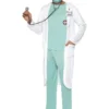 Smiffy's Womens Doctor Scrubs And Lab Coat Costume
