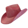 Sweidas Buy Costumes Cowboy Hat Shimmer Pink