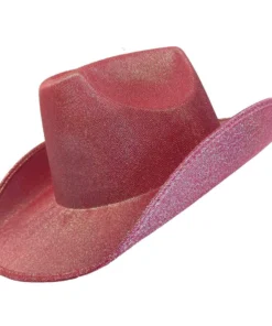 Sweidas Buy Costumes Cowboy Hat Shimmer Pink