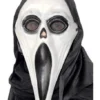 Smiffy's Screamer Glow In The Dark Mask With Hood Mens