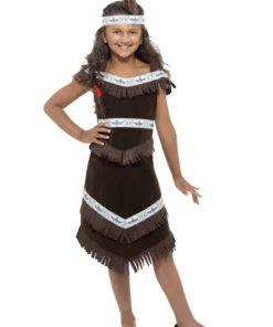 Smiffys Buy Costumes Native American Tiger Lily Girls Book Week Costume