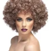 Smiffys Buy Costumes Afro Wig 70's Disco Foxy Blonde & Brown
