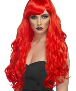 Smiffys Womens Desire Red Adults Accessory Wig