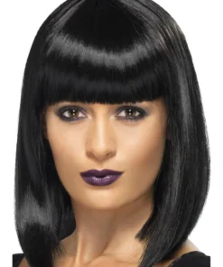 Smiffys R'n'B Star Wig Black Womens