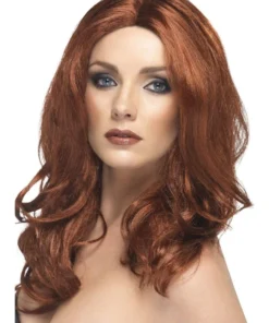 Smiffys Superstar Auburn Adults Accessory Wig Womens