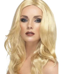 Smiffys Womens Superstar Blonde Adults Accessory Wig