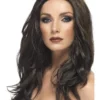 Smiffys Womens Superstar Dark Brown Adults Accessory Wig
