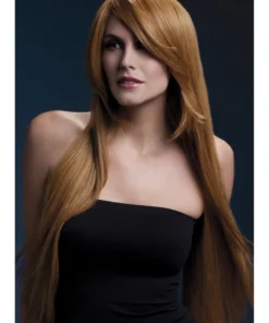 Smiffys Amber Auburn Heat Resistant Accessory Wig