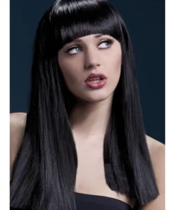 Smiffys Womens Alexia Black Heat Resistant Accessory Wig