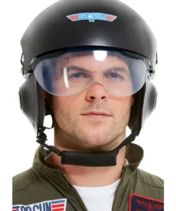 Smiffys Top Gun Helmet Black