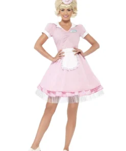 Smiffys Diner Girl 1950's Pink Women Costume Buy Costumes