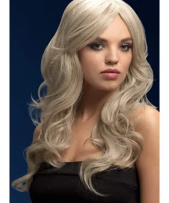 Smiffys Nicole Silver Blonde Heat Resistant Accessory Wig