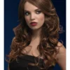 Smiffy's Nicole Light Brown Heat Resistant Accessory Wig