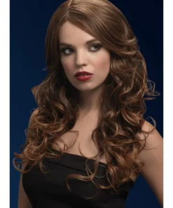 Smiffy's Nicole Light Brown Heat Resistant Accessory Wig