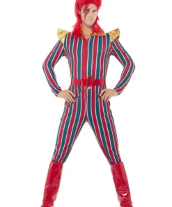 Smiffys Space Superstar Multi-Coloured Adult Costume For Men Mens