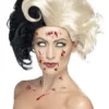 Smiffys Cruella Evil Madame Deluxe Adults Accessory Wig Womens